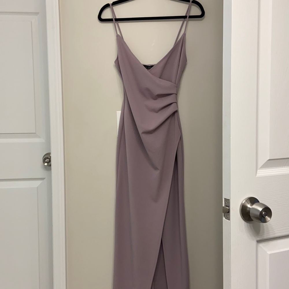 Spaghetti Strap Cinch Waist Maxi Dress